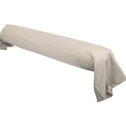 Taie de traversin uni 230X43 cm coton ALTO Chamois
