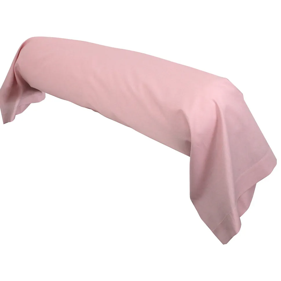 Taie de traversin uni 140x43 cm coton ALTO Macaron