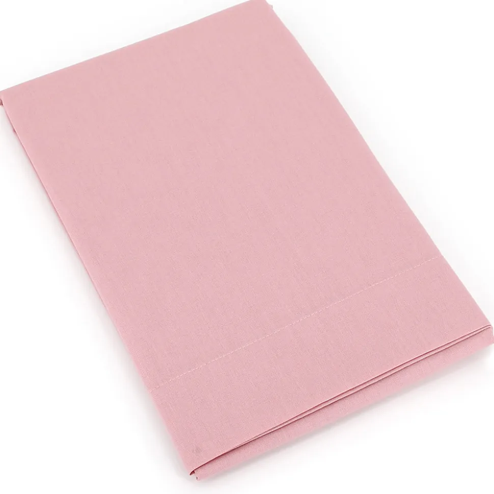 Taie de traversin uni 140x43 cm coton ALTO Macaron