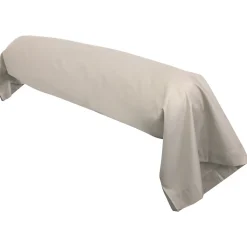 Taie de traversin uni 140x43 cm coton ALTO Chamois