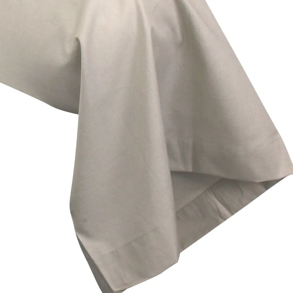 Taie de traversin uni 140x43 cm coton ALTO Chamois