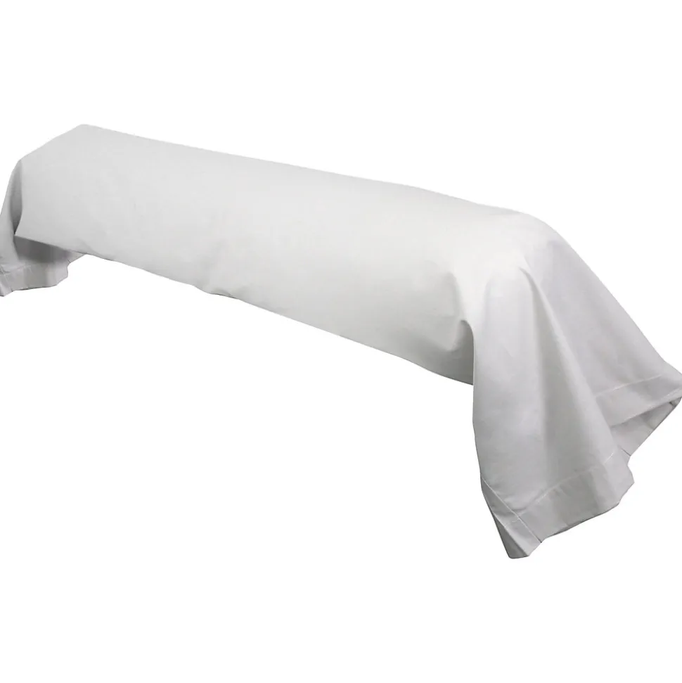 Taie de traversin uni 140x43 cm coton ALTO Calcium