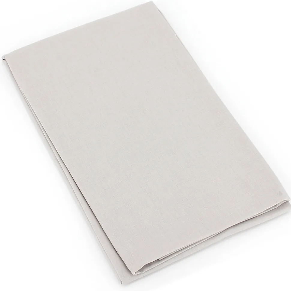 Taie de traversin uni 140x43 cm coton ALTO Calcium