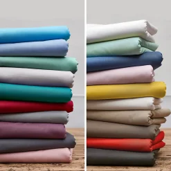 Taie de traversin uni 140x43 cm coton ALTO Calcium