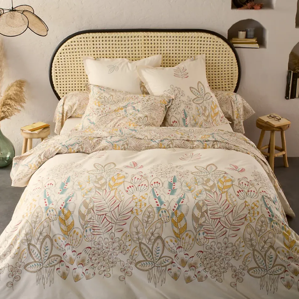 Taie de traversin 140x43 cm coton OKY écru Naturel