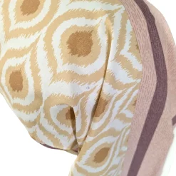 Taie de traversin 240x43 cm coton INOUK rose/beige