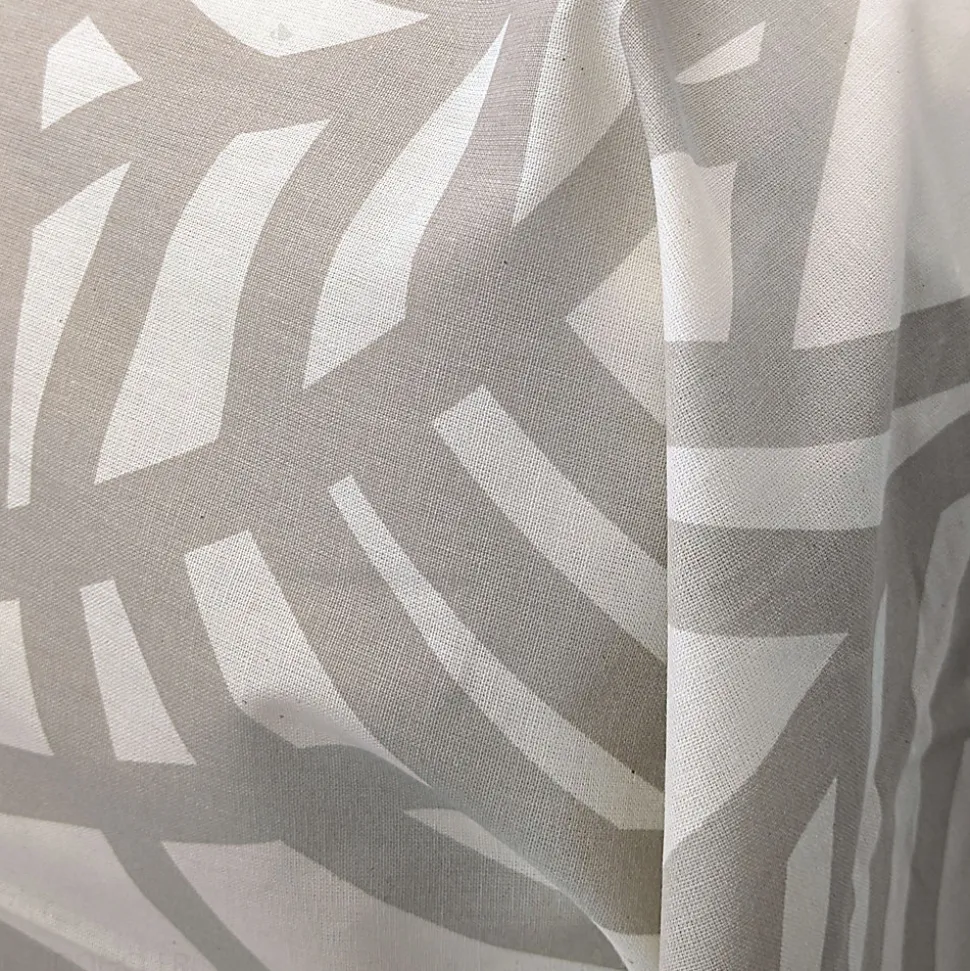 Taie de traversin 140x43 cm coton lavé SERENA Beige écru