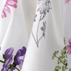 Taie de traversin 240x43 cm coton PRETTY blanc