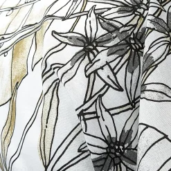 Taie de traversin 200x43 cm coton SUMATRA gris Fusain