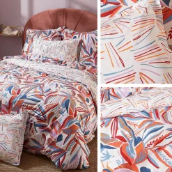 Taie de traversin 240x43 cm coton PERROQUET multicolore Salsa