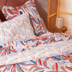 Taie de traversin 240x43 cm coton PERROQUET multicolore Salsa