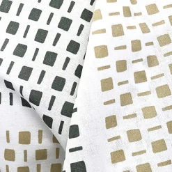 Taie de traversin 200x43 cm coton NIAGARA vert Kaki