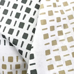 Taie de traversin 240x43 cm coton NIAGARA vert Kaki