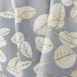 Taie de traversin 140x43 cm en percale coton LISON gris