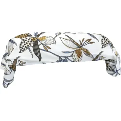 Taie de traversin 240x43 cm en coton PÉNÉLOPE beige Silice