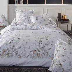 Taie de traversin 200x43 cm Percale pur coton PLUMES