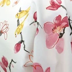 Taie de traversin 240x43 cm percale coton ELISA Rose