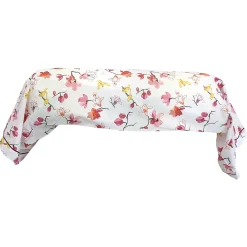 Taie de traversin 240x43 cm percale coton ELISA Rose
