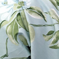 Taie de traversin 200x43 cm percale coton ELÉNA vert Nil