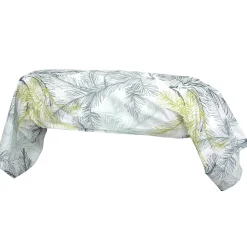 Taie de traversin 140x43 cm percale coton TRINIDAD mousson