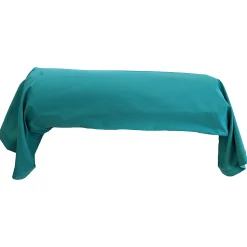 Taie de traversin 240x43 cm percale de coton GUSTAV vert Emeraude