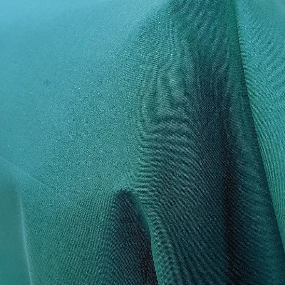 Taie de traversin 240x43 cm percale de coton GUSTAV vert Emeraude