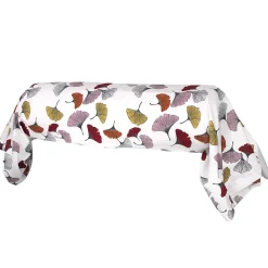 Taie de traversin 140x43 cm Percale pur coton GINKGO Rose