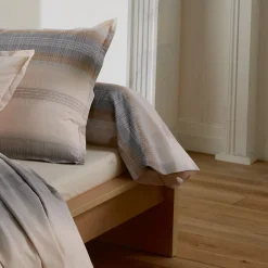 Taie de traversin 200x43 cm percale coton ESTEBAN Beige