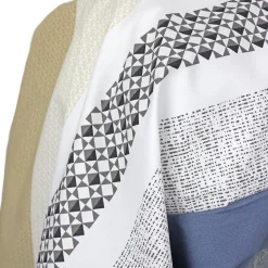 Taie de traversin 200x43 cm percale coton MARLOW acier