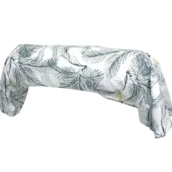 Taie de traversin 240x43 cm percale coton TRINIDAD mousson