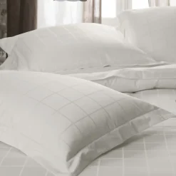 Taie de traversin 43x190 cm satin CONCERTO beige Craie