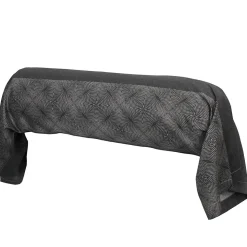 Taie de traversin 240x43 cm satin de coton TIAGO noir