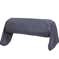 Taie de traversin 200x43 cm satin de coton ENZO bleu