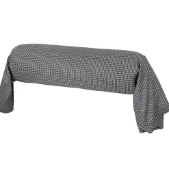 Taie de traversin 200x43 cm satin de coton ENZO noir