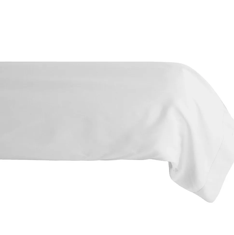 Taie de traversin 43x190 cm satin CONCERTO blanc Neige