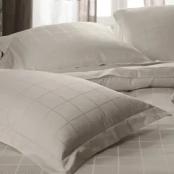 Taie de traversin 43x190 cm satin CONCERTO beige Lin