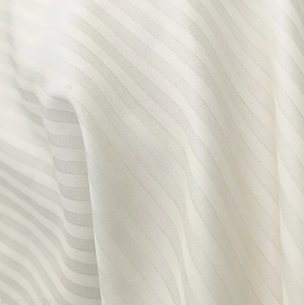 Taie de traversin 240x43 cm satin de coton GRAND HÔTEL marron sable