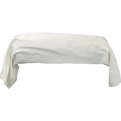 Taie de traversin 240x43 cm satin de coton GRAND HÔTEL marron sable