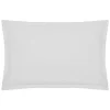 Taie d'oreiller - coton - blanc - 50x70 cm - Atmosphera