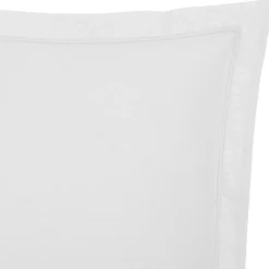 Taie d'oreiller - coton - blanc - 50x70 cm - Atmosphera