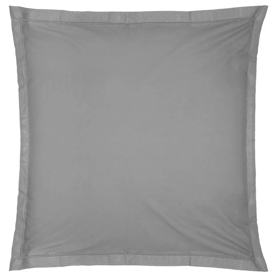 Taie d'oreiller - coton - gris - 63x63 cm - Atmosphera