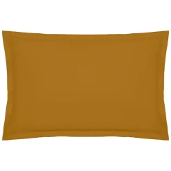 Taie d'oreiller - coton - mordoré - 50x70 cm - Atmosphera