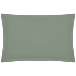 Taie d'oreiller - coton - vert - 50x70 cm - Atmosphera
