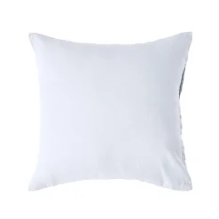 Taie d'oreiller blanc en lin lavé, 40x40 cm - HOMESCAPES