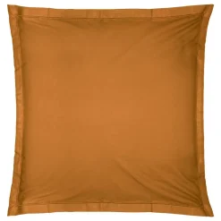 Taie d'oreiller Carina coton 63x63cm jaune cumin - Atmosphera