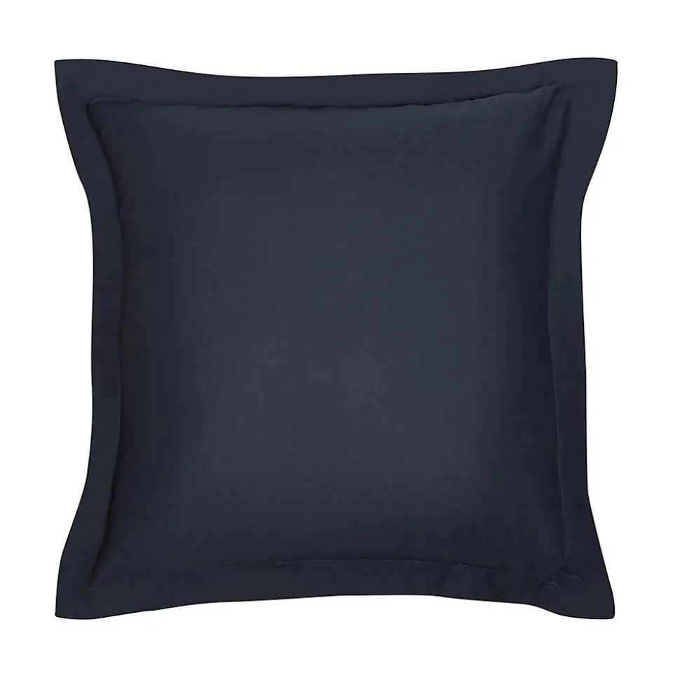 Taie d'oreiller carrée à volant plat - 100% coton BIO