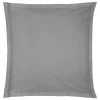 Taie d'oreiller en coton - gris 63x63 cm - Atmosphera