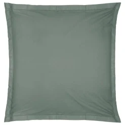 Taie d'oreiller en coton - vert céladon 63x63 cm - Atmosphera