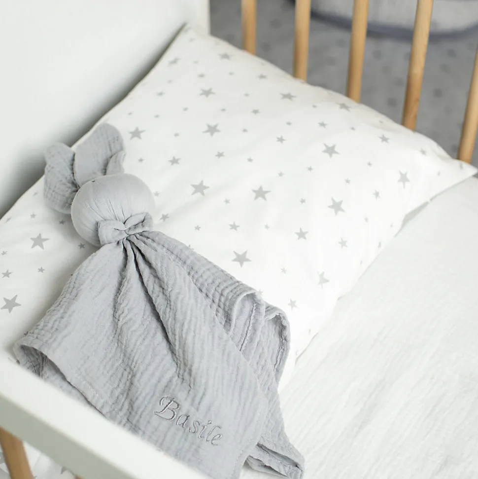 Taie d'oreiller en coton réversible Stella