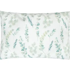 Taie d'oreiller en coton réversible Eucalyptus
